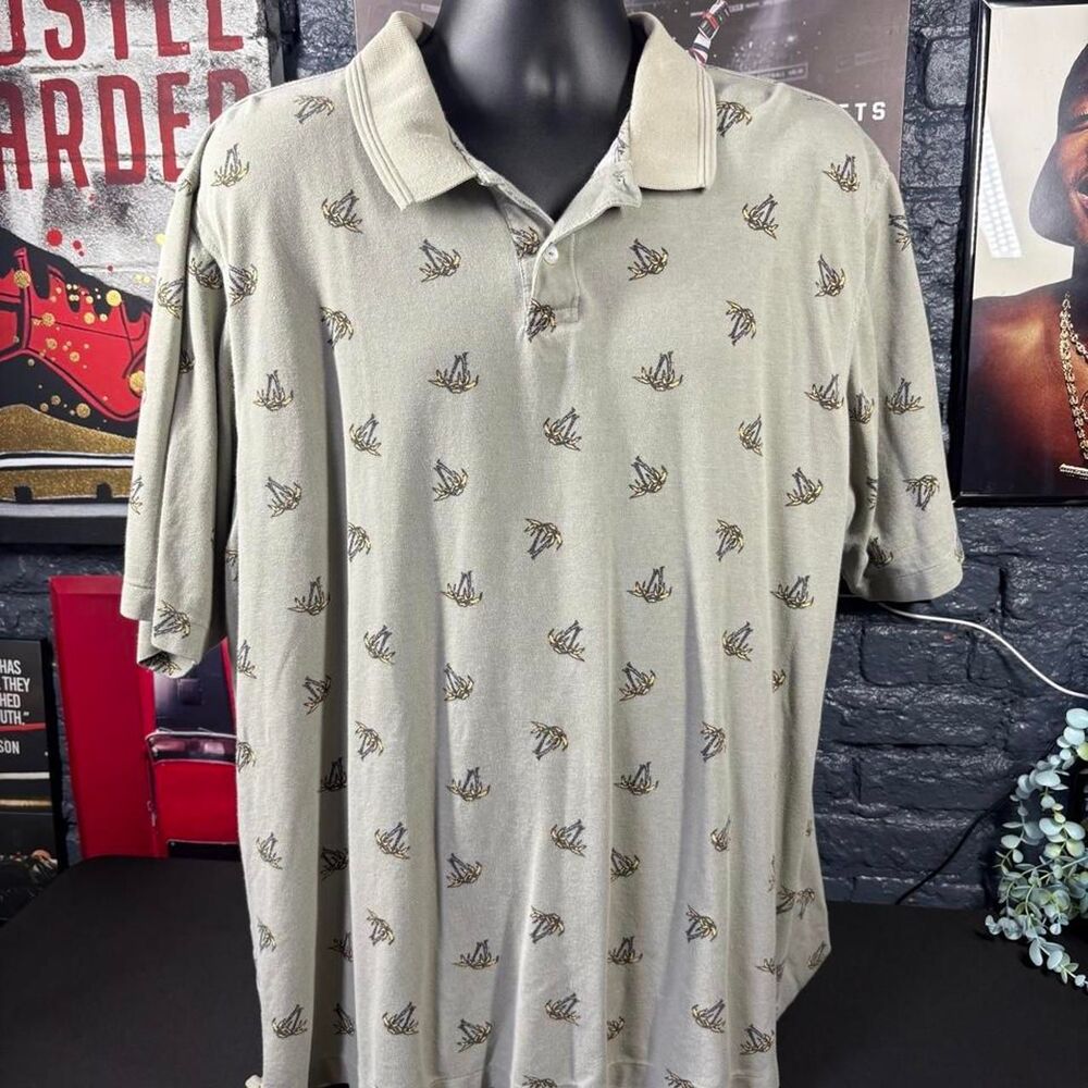 Late 90's Vintage Nike Golf AOP - Single Stitched Polo - Men's XL